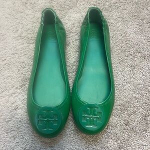 Tory Burch Vibrant Green Loafers